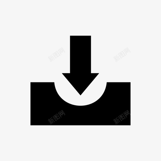 下载图标箭头向下svg_新图网 https://ixintu.com 下载 图标 箭头 向下 保存