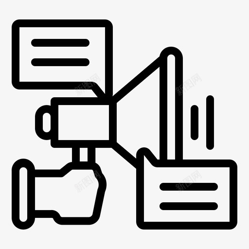 广告营销推广svg_新图网 https://ixintu.com 搜索引擎 优化 广告 营销推广 技术 网络