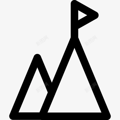 目标成就山脉svg_新图网 https://ixintu.com 目标 成就 山脉 成功