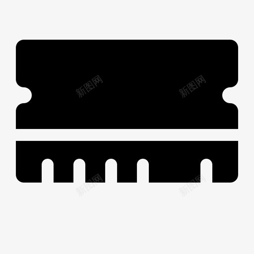 ram存储器固态设备svg_新图网 https://ixintu.com 存储器 固态 设备
