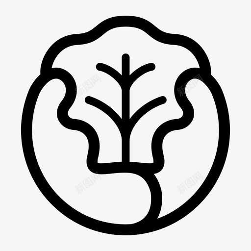 卷心菜农业甘蓝svg_新图网 https://ixintu.com 农业 卷心菜 甘蓝 有机 生的