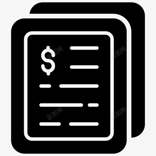 财务文档业务文档合同svg_新图网 https://ixintu.com 财务 文档 业务 合同 协议 报告 区块 图示 图标 集合