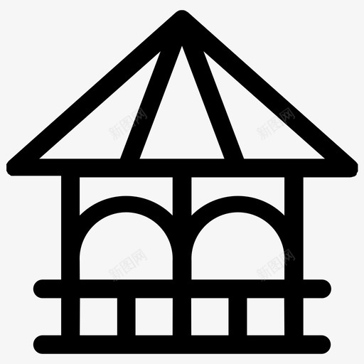 露台壁龛建筑svg_新图网 https://ixintu.com 花园 露台 壁龛 建筑