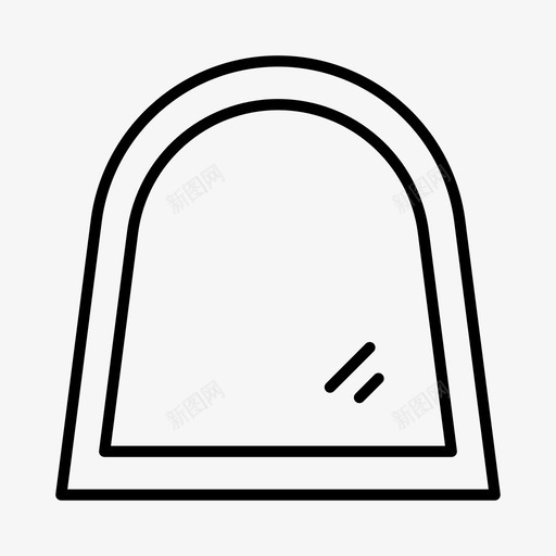 镜子玻璃反射svg_新图网 https://ixintu.com 镜子 玻璃 反射 形状 窗户