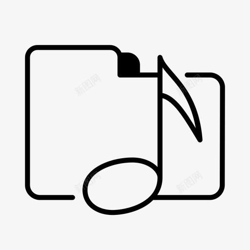 音乐文件夹喜爱的音乐音乐文件svg_新图网 https://ixintu.com 音乐 文件夹 喜爱 爱的 文件 播放列表 随机 精简