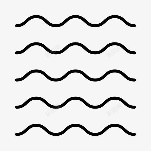 波浪线图案重复svg_新图网 https://ixintu.com 波浪 线图 图案 重复