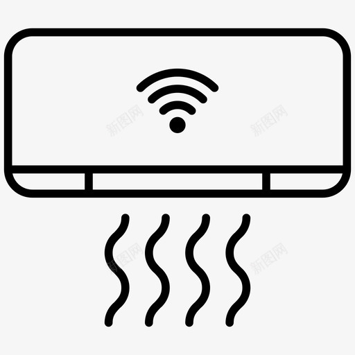 空调冷气电子svg_新图网 https://ixintu.com 空调 冷气 电子 智能 智能家居 系列