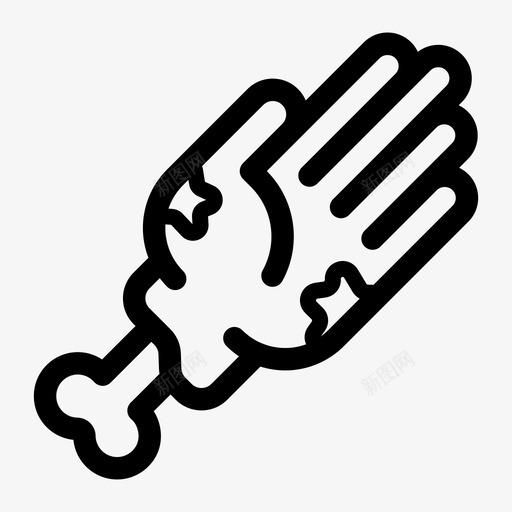 僵尸帽万圣节手svg_新图网 https://ixintu.com 僵尸 万圣节 老鼠 幽灵