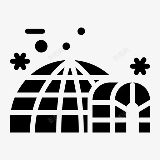冰屋天气预报天气svg_新图网 https://ixintu.com 天气 冰屋 天气预报 冬天 雕文
