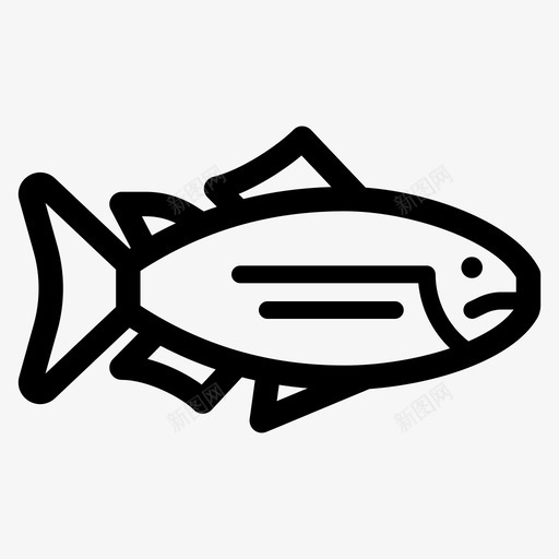 鲑鱼水生鳕鱼svg_新图网 https://ixintu.com 动物 水生 王国 金枪鱼 鲑鱼 鲑鱼卡通 鳕鱼