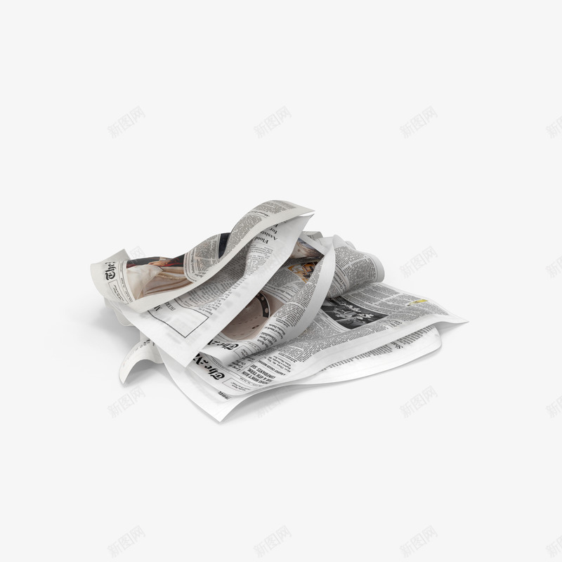 报纸堆png免抠素材_新图网 https://ixintu.com 报纸 纸堆