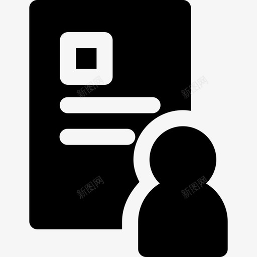 简历传记封面svg_新图网 https://ixintu.com 简历 传记 封面 信件 简介