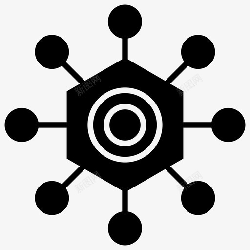 区块链技术区块链数据库区块链网络svg_新图网 https://ixintu.com 区块 技术 网络 数据库 中心化 分布式 图标 集合