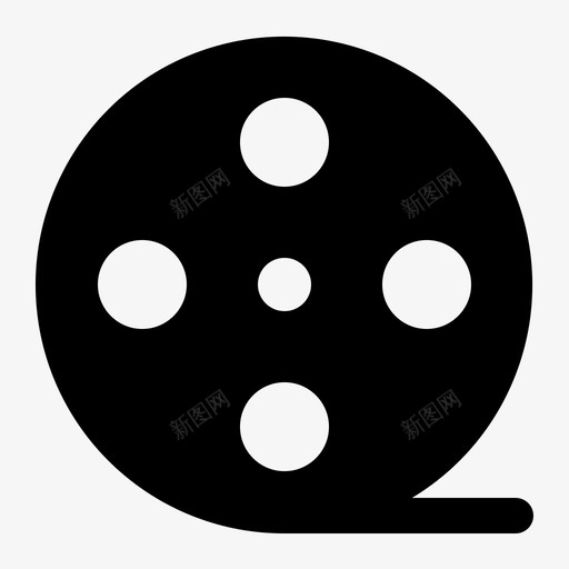 电影胶卷视频svg_新图网 https://ixintu.com 电影 胶卷 视频 录像 照相机