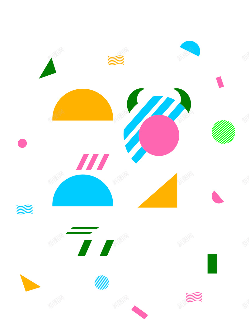 2021海报字体矢量cdr高清背景_新图网 https://ixintu.com 2021 新年 年终促销 海报字体 促销海报 几何形状 牛 牛年