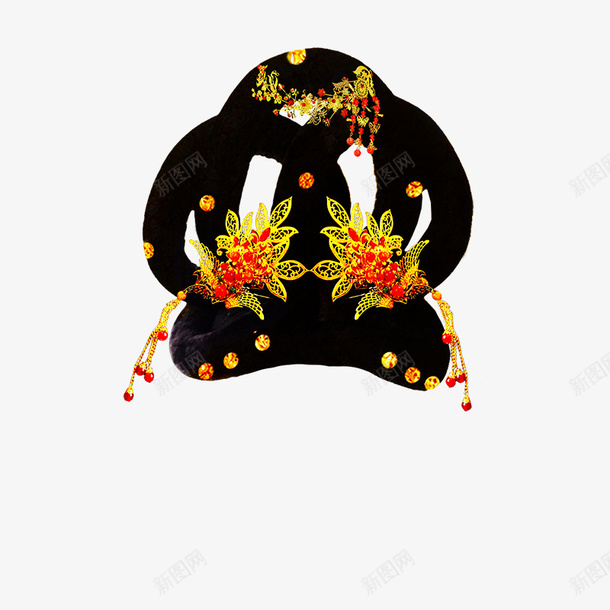 古装头饰金色中国风png免抠素材_新图网 https://ixintu.com 古代 古装 头饰 金色 中国风