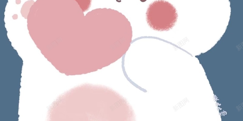 蓝色可爱兔子背景图jpg设计背景_新图网 https://ixintu.com 儿童拍照背景 兔子 卡通 可爱 蓝色