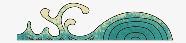 手绘插画国潮水png免抠素材_新图网 https://ixintu.com 水 手绘 插画 国潮