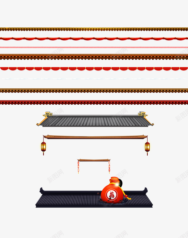 新年装饰素材29png免抠素材_新图网 https://ixintu.com 新年 素材 装饰 元素