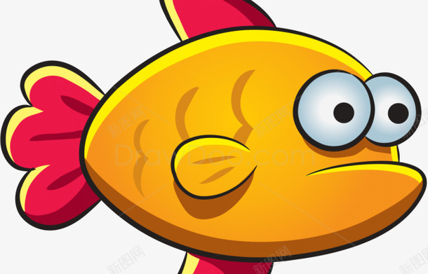 呆呆的小胖鱼png免抠素材_新图网 https://ixintu.com fish 可爱动物 呆呆的小胖鱼 呆呆的表情 小胖鱼 游鱼 鱼