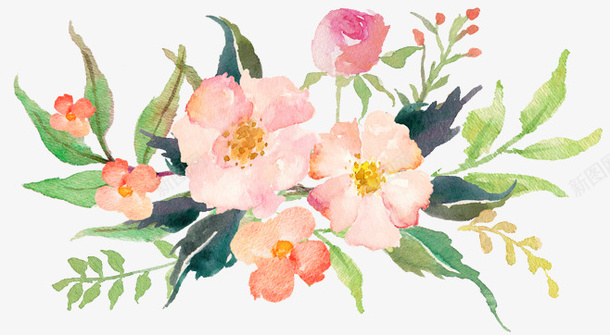 简约清新花束png免抠素材_新图网 https://ixintu.com 小清新 花朵 绿色 花 ins 卡通
