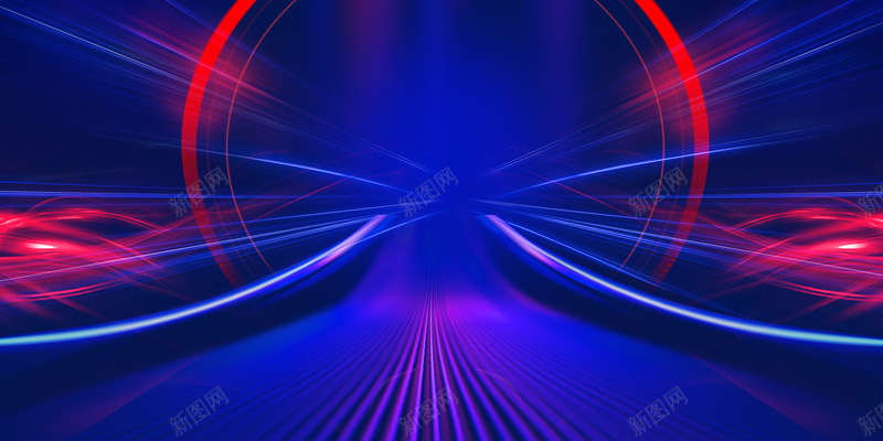 科技光效红色光效背景图psd设计背景_新图网 https://ixintu.com 科技 红色光效 背景图 商务 年会 底纹