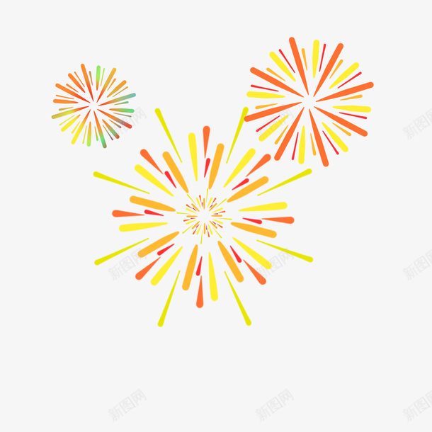 新年美丽烟花绽放png免抠素材_新图网 https://ixintu.com 现年 烟花 爆炸 美丽 绽放 爆竹 天空