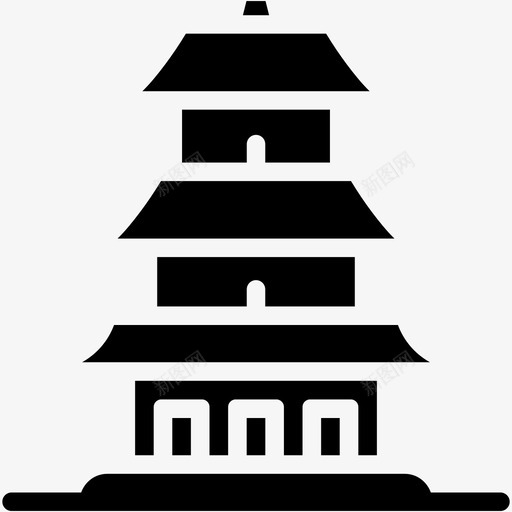 中国古塔地标位置svg_新图网 https://ixintu.com 中国 古塔 地标 位置