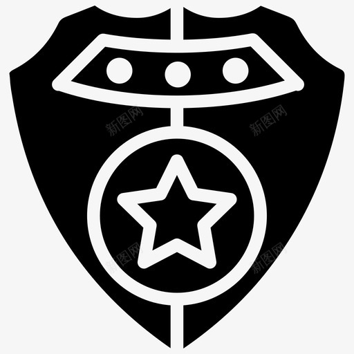 牛仔明星徽章警察svg_新图网 https://ixintu.com 牛仔 明星 徽章 警察 元素