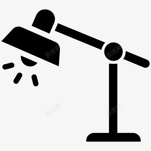 灯桌子书房svg_新图网 https://ixintu.com 桌子 书房 家用电器