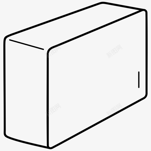 长方体基本教育svg_新图网 https://ixintu.com 基本 立体 形状 长方体 教育 图形 几何学