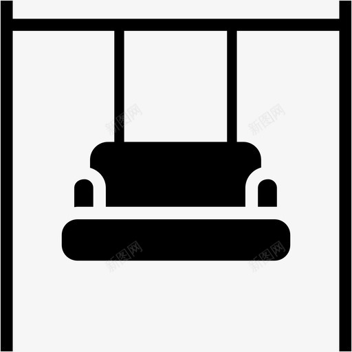 木秋千装饰家具svg_新图网 https://ixintu.com 秋千 家具 装饰 室内 元素