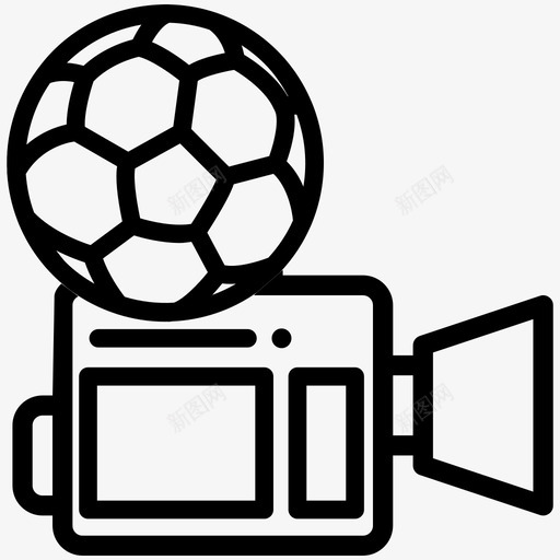 直播广播娱乐svg_新图网 https://ixintu.com 直播 广播 娱乐 录音 音视频 足球 元素