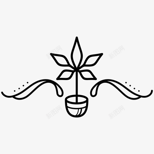 大麻成瘾毒品svg_新图网 https://ixintu.com 大麻 成瘾 毒品 植物