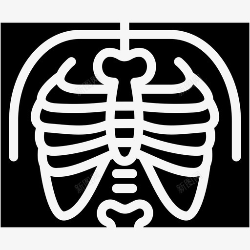 X光骨骼健康svg_新图网 https://ixintu.com 骨骼 健康 医疗 放射 医疗保健