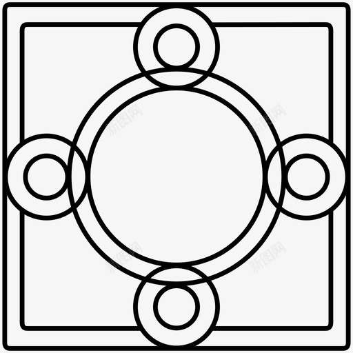 阿拉伯文装饰抽象图案边框svg_新图网 https://ixintu.com 阿拉伯 文装饰 装饰 抽象 图案 边框 标志 莫德 林对称 对称