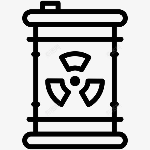 桶核石油svg_新图网 https://ixintu.com 桶核 石油 放射性 废物 电力 能源