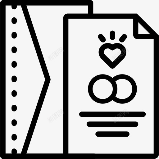 婚礼请柬卡片订婚svg_新图网 https://ixintu.com 婚礼 请柬 卡片 订婚 结婚 庆祝