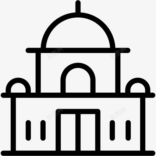 大使馆建筑外交svg_新图网 https://ixintu.com 大使馆 建筑 外交 政府 城市 元素