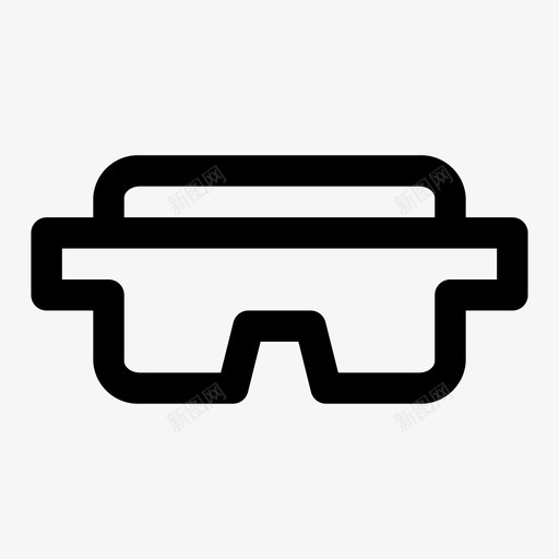 眼镜结构玻璃保护svg_新图网 https://ixintu.com 眼镜 结构 玻璃 保护