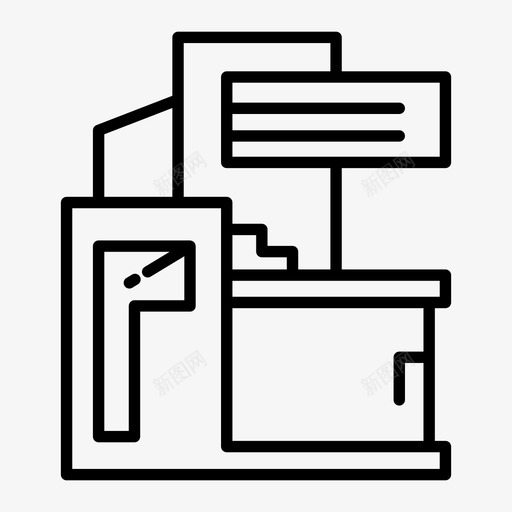 办公建筑城市svg_新图网 https://ixintu.com 建筑 城市 办公 现代