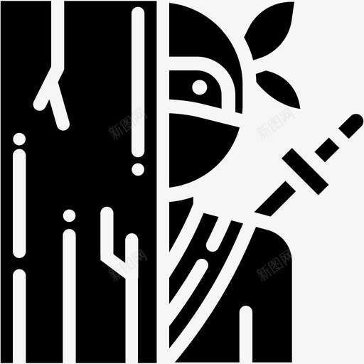 伪装刺客日本svg_新图网 https://ixintu.com 忍者 伪装 刺客 日本 杀手 元素