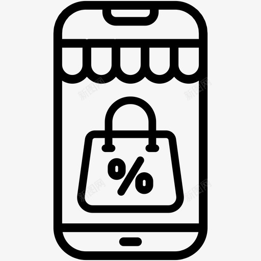 网上购物预订电子商务svg_新图网 https://ixintu.com 网上购物 预订 电子商务 订单
