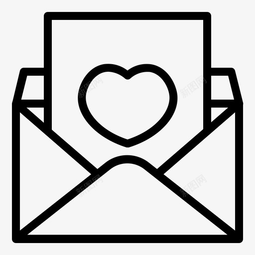 情书电子邮件心svg_新图网 https://ixintu.com 情书 电子邮件 浪漫
