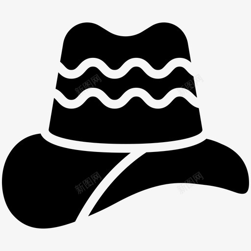 牛仔帽警长西部svg_新图网 https://ixintu.com 牛仔帽 警长 西部 野生 牛仔 元素
