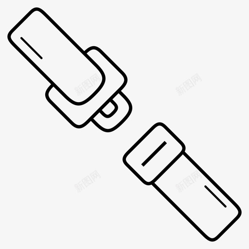 汽车安全带皮带扣保险svg_新图网 https://ixintu.com 安全带 汽车 皮带扣 保险