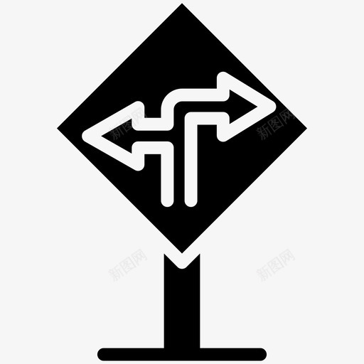 交通标志目的地位置svg_新图网 https://ixintu.com 交通标志 目的地 位置 道路 导航 地图