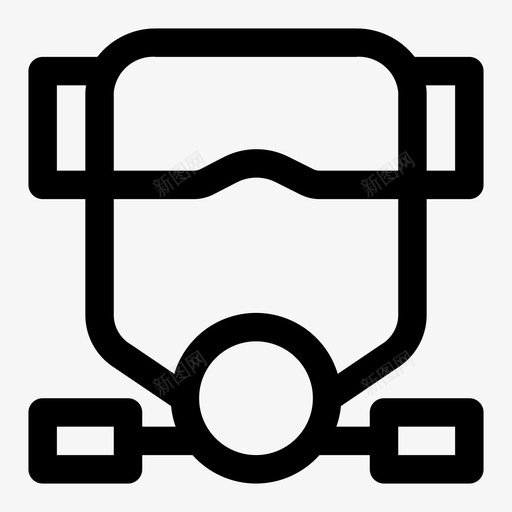 呼吸器面罩防毒面具svg_新图网 https://ixintu.com 呼吸器 面罩 防毒面具