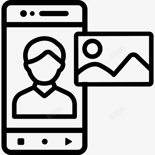 照片应用程序图像svg_新图网 https://ixintu.com 应用程序 智能 手机 照片 图像 图片