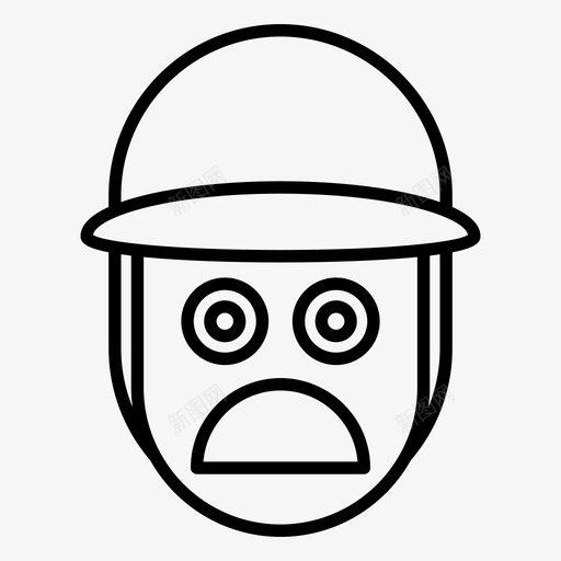 眩晕惊奇男孩svg_新图网 https://ixintu.com 男孩 表情 符号 眩晕 惊奇 帽子